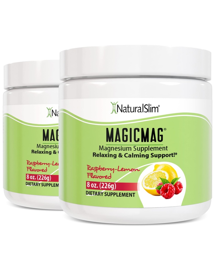 NaturalSlim Magicmag Pure Magneziu Citrat praf Stres, Constipaţie, musculare, Heart Health, şi Sleep Support 