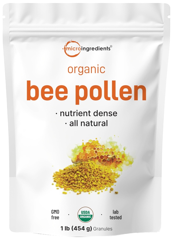 Micro Ingrediente de albine organice Polen Urticarie, 1 lb 