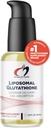 Design-uri pentru sănătate Liposomal Glutatione - supliment de glutatione lichid, 100 mg cu absorbție îmbunătățită - Detox + suport sistem imunitar - picături de mentă cu aromă de lamaie (50 Servings / 1.7oz)