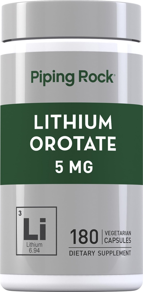 Piping Rock Litiu Orotate Supliment 