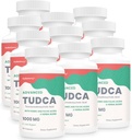 TUDCA Suplimente hepatice 1000mg - 600 Capsule Vegane,Milk Thistle Blend Herbal Blend cu Fulen și Acid Humic pentru ficat,Digestive Health