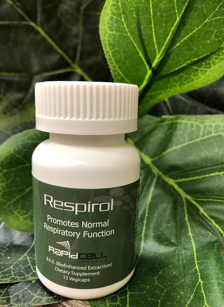RESPIROL 15 Capsule/Sticle promovează funcţia respiratorie normală