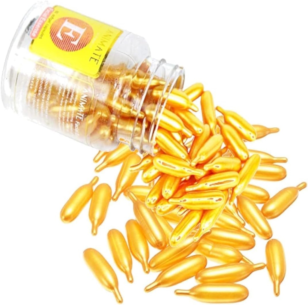 Vitamina E Capsule pentru Pielea Pimple Glowing 60 Capsule Fiecare flacon de culoare asortate