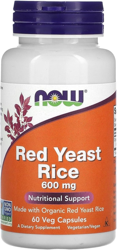ACUM Alimente Red Yeast Rice, 600 mg, 60 Veg Capsule