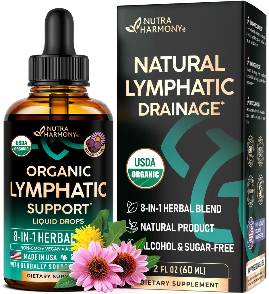 USDA Organic Limphatic Drainage Supliment - Echinacea 