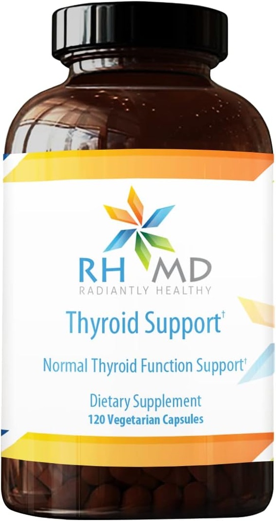 Suport tiroidian RHMD - Suport funcţional tiroidian normal - Supliment (120 capsule vegetariene)
