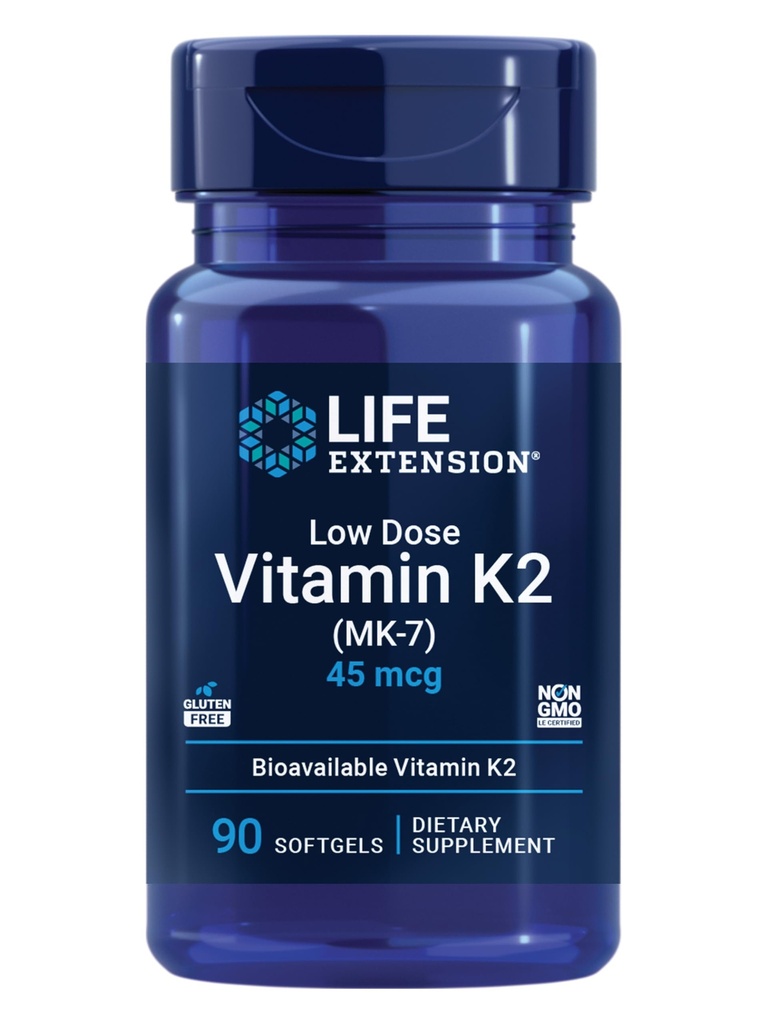 Prelungirea de viață Doză scăzută Vitamina K2 