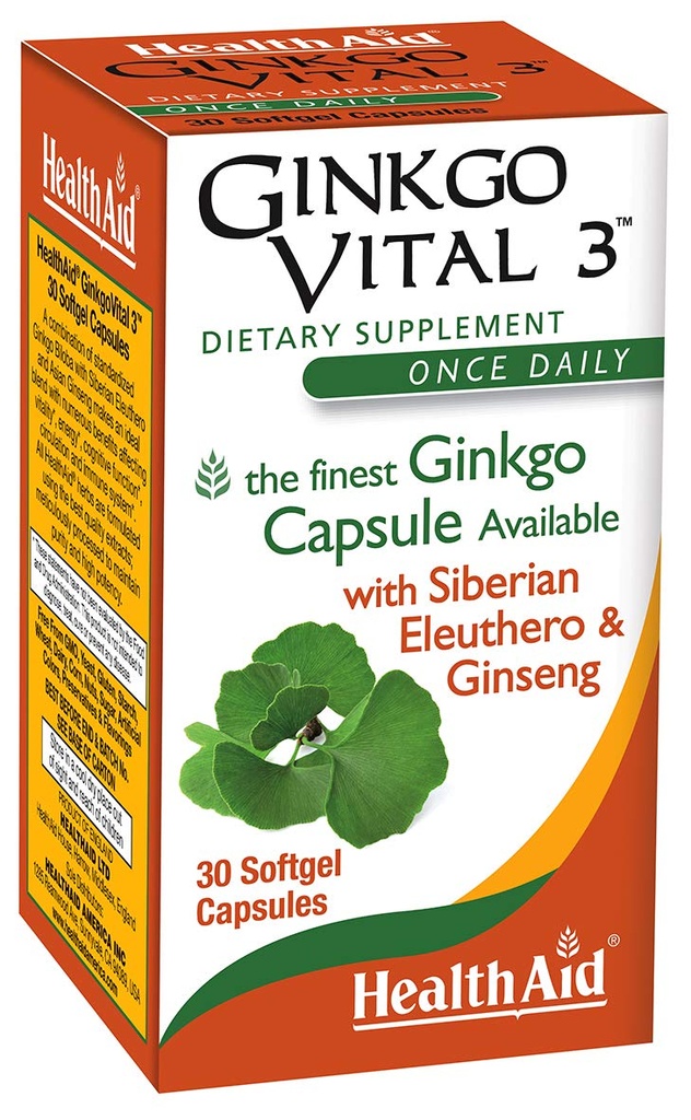 HealthAid Ginkgo Vital 3 