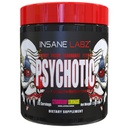Insane Labz Psychotic, Pudră de antrenament ridicat Stimulant Pre, Energie Extremă de Durare, Focus și Perseverență cu Beta Alanine, Creatine Monohidrat, DMAE, 35 Srvgs (Limonada de Strawberry)