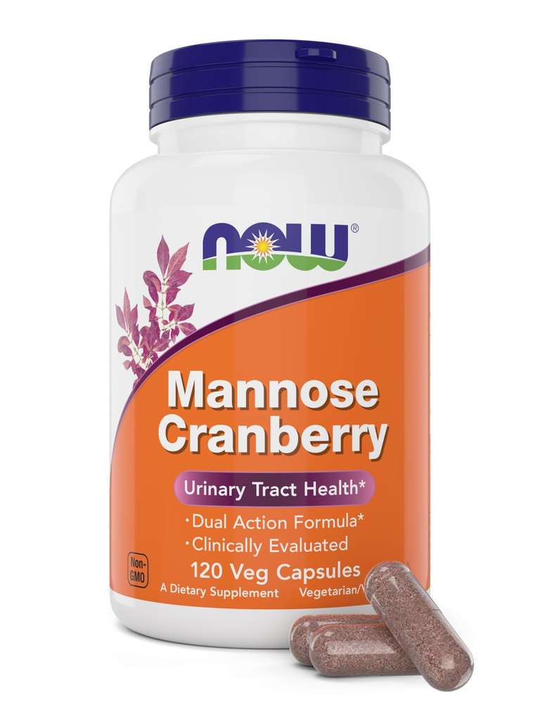 ACUM Alimente Mannose Cranberry, 120 Veg Capsule - cu PAC - 450mg dMannose, 250mg Whole Cranberry - Bladder Cleanse and Uurinary Tract Health* - Vegan Friendly Supplement, Non-GMO