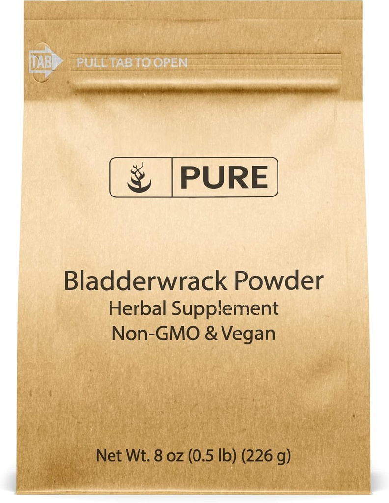 PURE ORIGINAL INGREDIENTS Bladderwrack Powder (8oz) Fucus Vesicalosus, Herbal Supplement