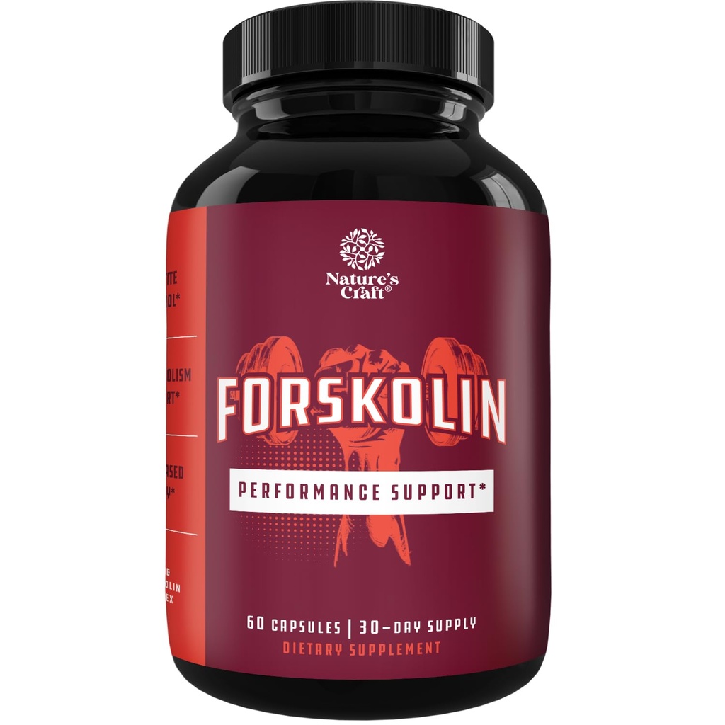 Putere maximă Forskolin pierdere în greutate Supliment pentru bărbaţi şi femei - Forskolin rapid Acting Diet Pastile naturale potent Fat Burner construieşte musculare creşte energie 60 Capsule vegetale
