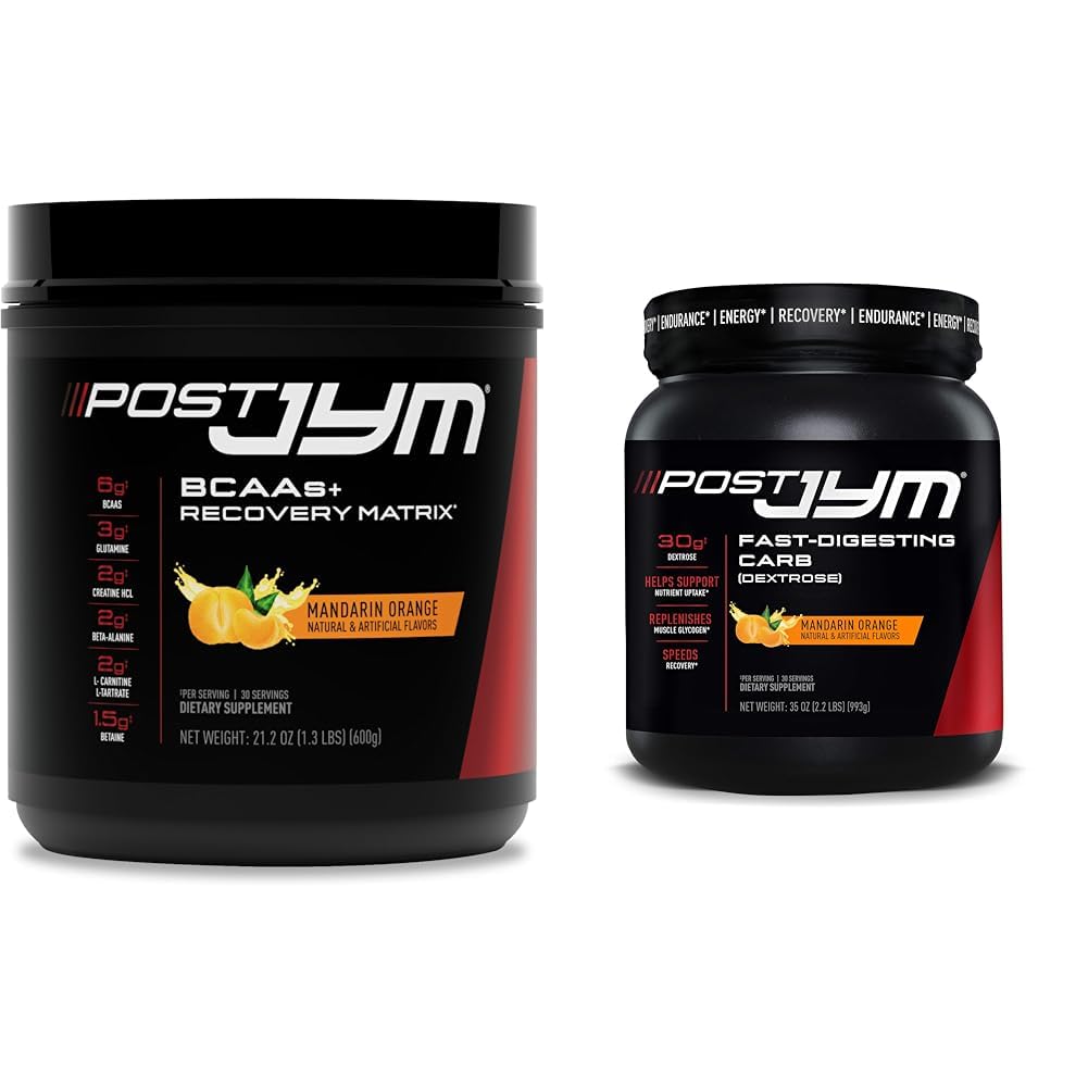 Post JYM Active Matrix post-workout BCAAs, Glutamina, Creatin HCL & Dextrose Carbs pentru cresterea musculara, Putere & recuperare, 30 Serviri