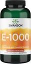 Vitamina naturală Swanson E 1000 Iu (671.10 Milligrame) 250 Sgels