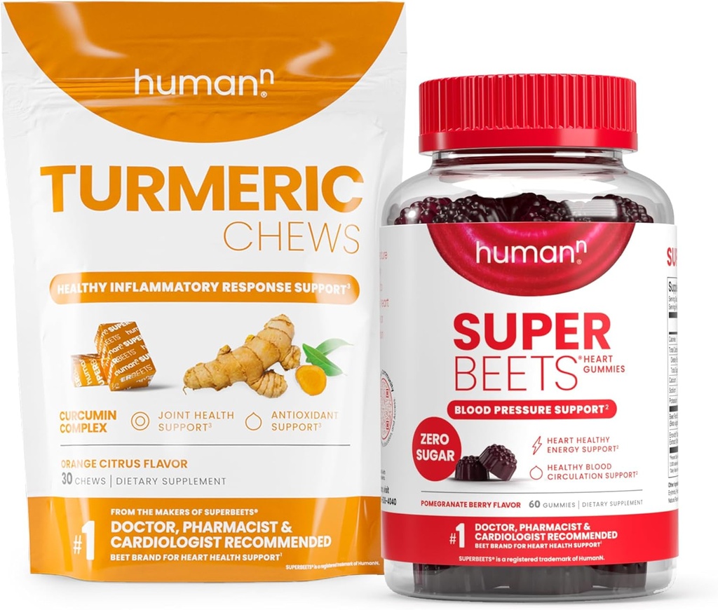 Chews și gume de inimă uman Turmeric Zero zahăr