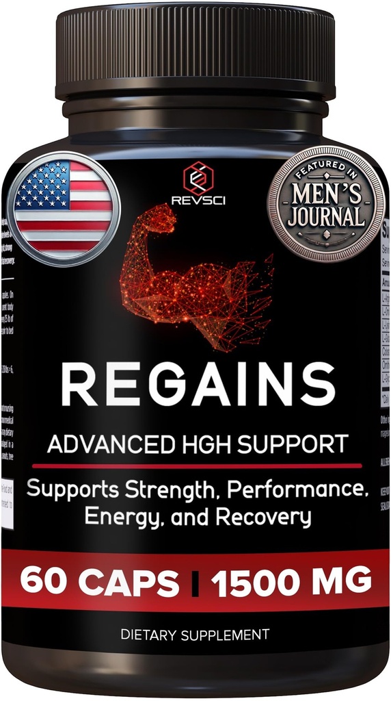 Suplimente HGH pentru barbati si femei - Reparatii Natural Anabolic musculare Constructie si hormon uman de crestere pentru barbati, Constructor musculare pentru barbati, Recuperare musculara Post de antrenament Supliment, 60 Pastile de proteine