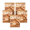 Quest Nutrition Chocolate Chip Cookie Dough - Proteine ridicate, Carb scăzut, Gluten gratuit, Keto Friendly, 2.12 Oz, 20 Conte (4 Pachete de 5)