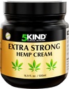5 kind Extra Strong Hemp Cream 16.9 fl oz- Putere maximă - Relief natural soothing - Rub musculare pentru spate jos, articulatii, gat, genunchi & umeri - Putere maximă Crema Hemp