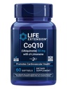 Extensie de viață CoQ10 super-absorbabil (Ubichinonă) cu d-Limonen, Suplimentul de sănătate a inimii, ameliorează Obosealăa generală, de apărare de stres oxidativ, 50 mg, Non-GMO, Gluten-Free, 60 softgels