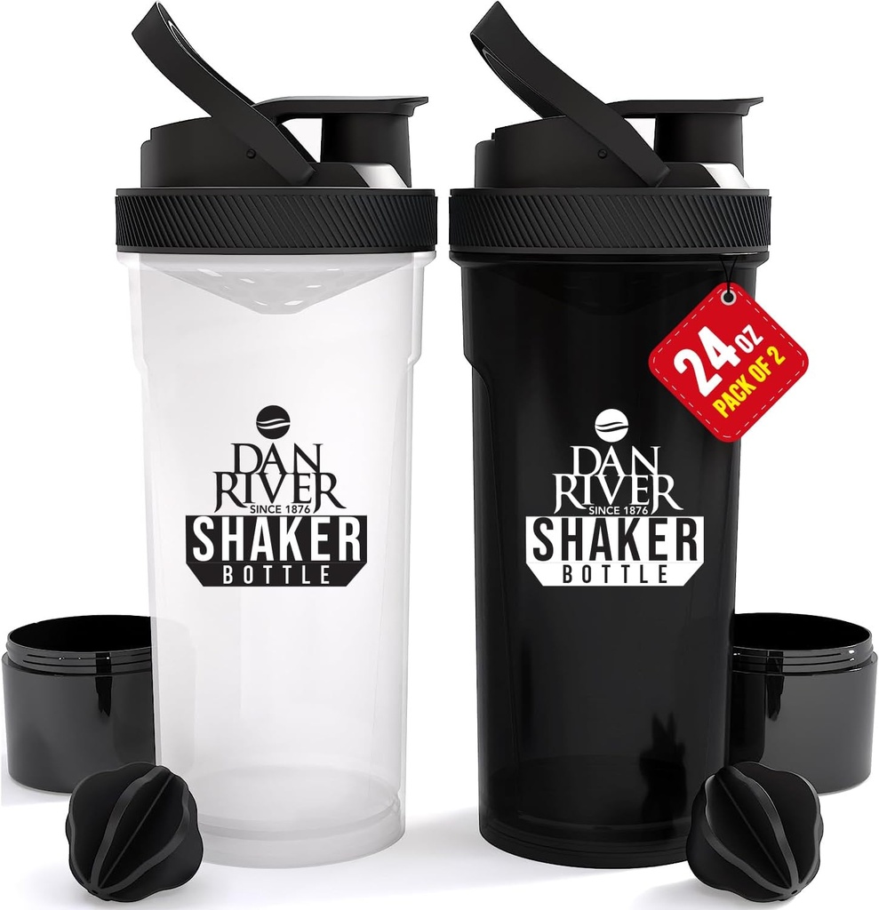 DAN RIVER 2-Pack Shaker Sticla 