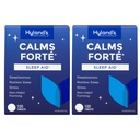 Hyland calms Forte's Sleep Aid Tablets, Natural Relief of Nervos Tenssion and Ocazional Sleeplessness, 100 Count (Pachet de 2)