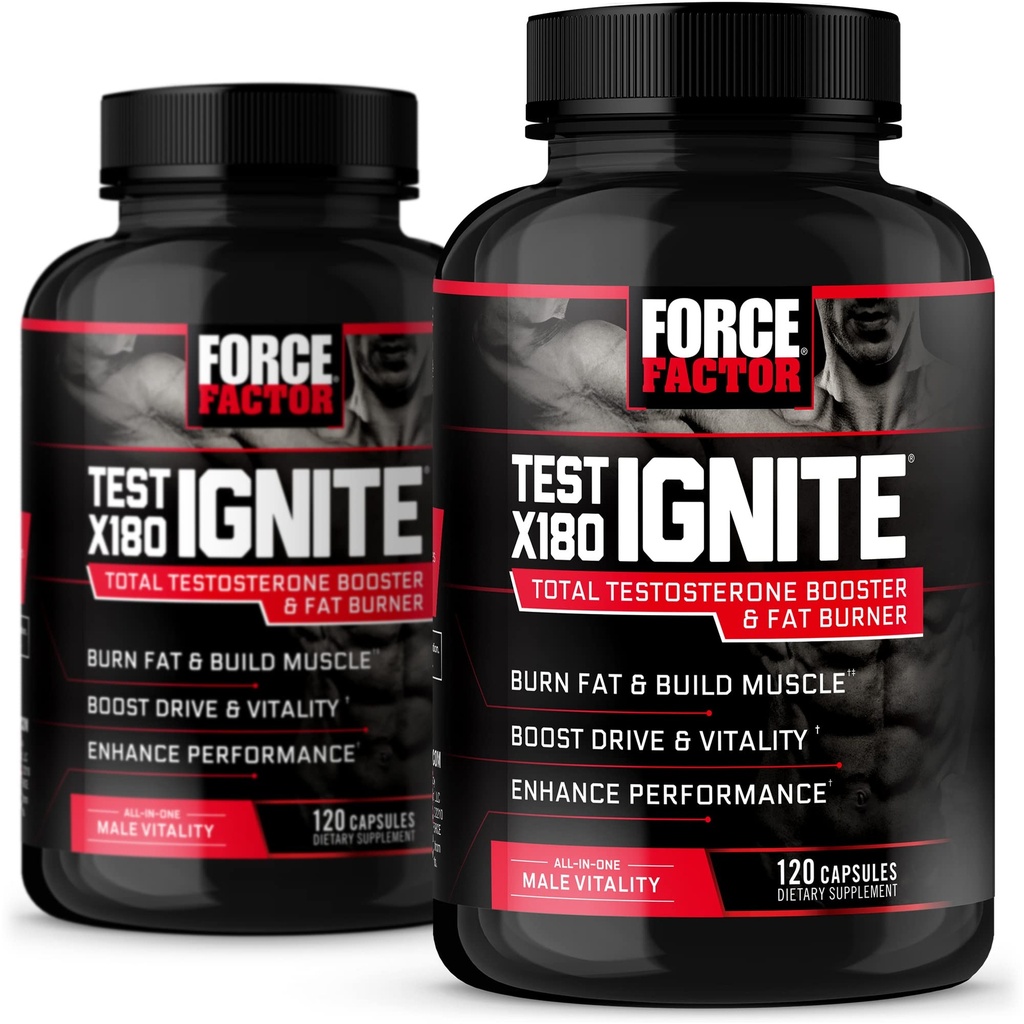 Test FACTOR FORCE X180 Ignite 120ct 2-Pachet, 240 Număr