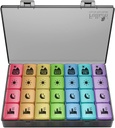 Extra Large Weekly Pill Organizator de 4 ori pe zi, Fullicon XXL cutie mare pilula, 7 zile Medicina Organizator, caz de pastile negre pentru vitamina / ulei de pește / suplimente