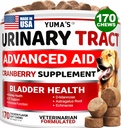 Dog UTI Tratamentul - 170 Tratamente - Supliment de afine pentru câini - Controlul vezicii urinare - Tratamentul infectiei tractului urinar - Medicina UTI Multivitamine - Vitamine si Suplimente - Made in USA