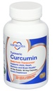 Curcumina curcumina turmerica - Suplimentul comun, inima, memorie si creier cu 600 mg Theracurmin, Suplimente cu curcumina extrem de absorbita, 60 capsule vegetariene cu curcumina si turmerica, 30 zile de aprovizionare