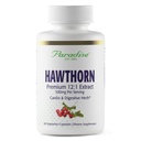 Paradise Herbs Hawthorn Berry, Active Whole Spectrum Extract, Super Potent, Ultra Pure, Vegan, Non-GMO, Gluten Free, 60 Capsule vegetariene