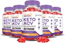 (5 Pack) Turbo Ripped Keto ACV Gummies Extreme 2000MG Turbo Ripped Keto Gummies Apple Cidru Oţet Formulat cu Pudră de sfeclă de rodie B12 Vegan Non OMG 300 Gummys