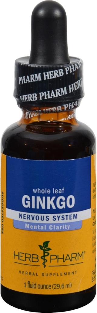Herb Pharm Ginkgo Sistem nervos - 1 fl oz