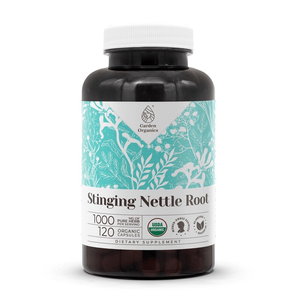 Stinging Nettle Root USDA Organic 120 Capsules 