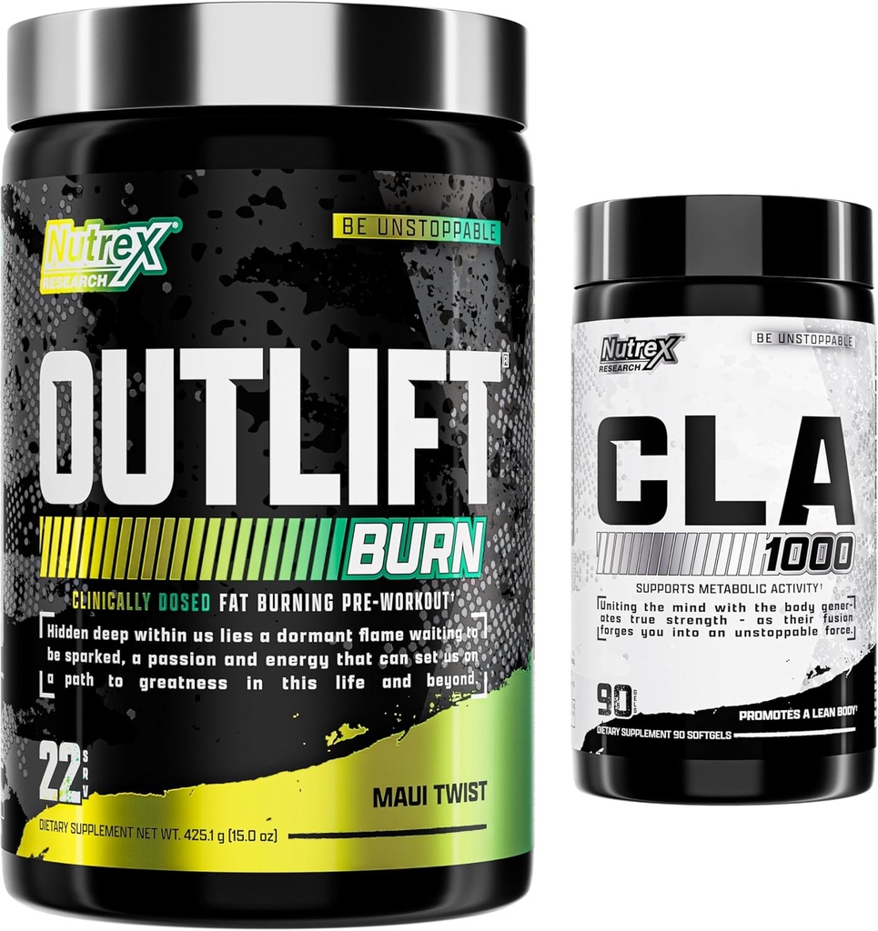 Nutrex cercetare Outlift Burn pulbere cu CLA Bundle