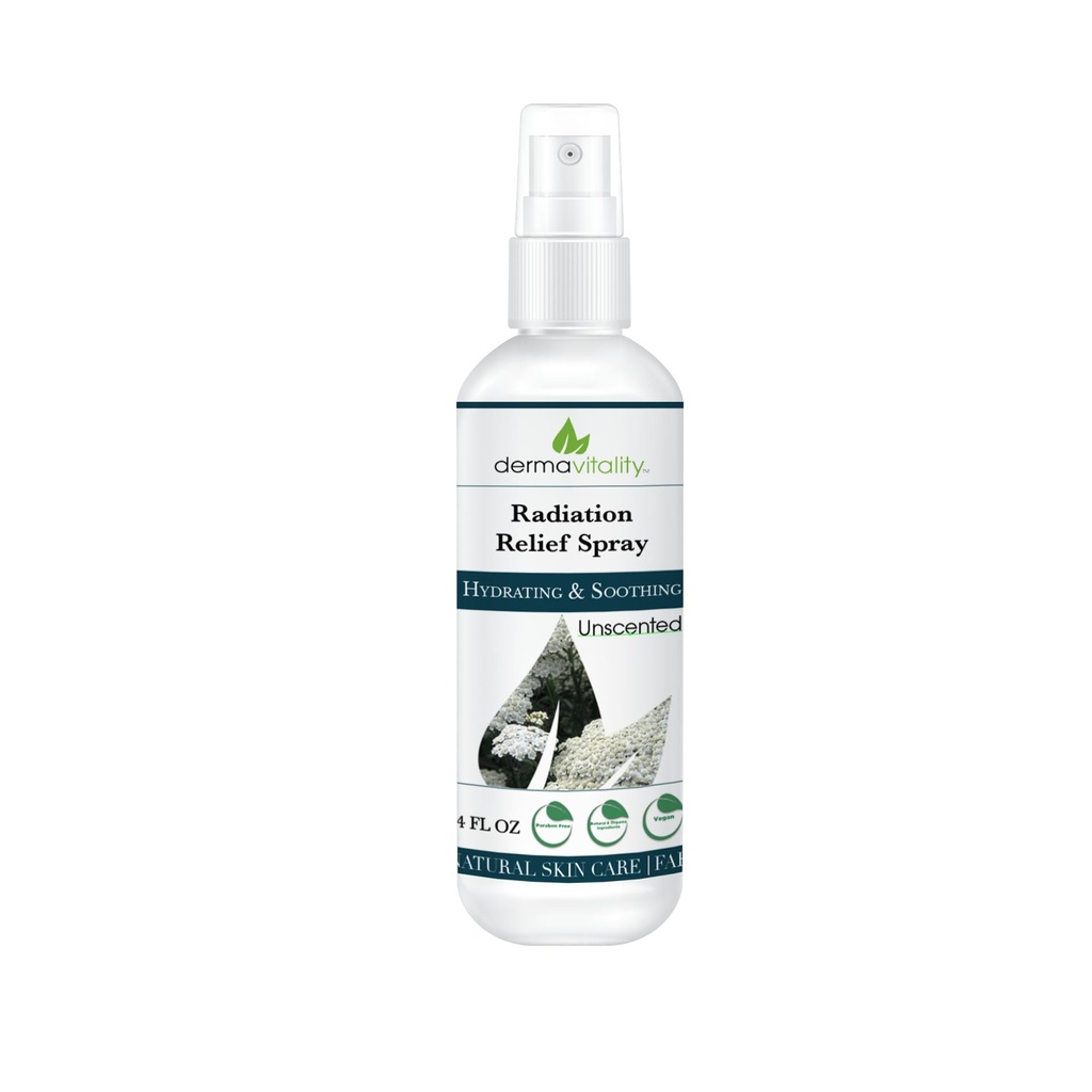 Radiatii Spray de protectie pentru arsuri - Calendula Spray pentru tratament de radiatii, Nescent, Fragrance Free, Natural Organic Plant based Moisturizing Relief pentru Itchy si sensibil Skin 