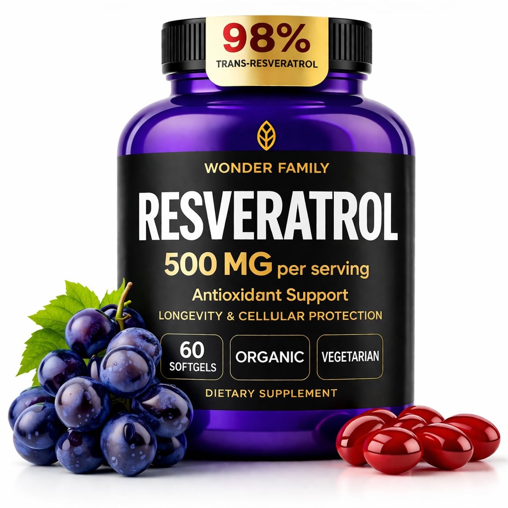 Supliment Resveratrol 500mg 