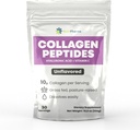 Colagen Peptides pulbere cu acid hialuronic și vitamina C, promovează parul, unghie, piele, oase și sănătatea articulară, Colagen praf de proteine, 30 Serviri, 10,8 oz