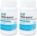 Klaire Labs SFI Health Saccharomyces Boulardii - Suplimentul probiotic pentru a sprijini echilibrul alimentar sănătos, sănătatea imună şi digestivă - Acid rezistent, platou şi hipoalergic (60 capsule / 2 ambalaje)
