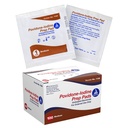 Dynarex Povideo-Iodine Prep Pads, saturat cu Povidonă Iod 10%, Medical-Grad Antiseptice Şerveţele utilizate pentru pregătirea procedurilor anterioare minore, Mediu, 1 Caz de 100 Prep Pads