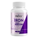 Heivy Ferrous sulfate 325mg (Iron 65mg), supliment de fier de mare potenta pentru femei si barbati, Pastile de fier cu vitamina C, sulfat feros, non-GMO - 240 comprimate fabricate în SUA