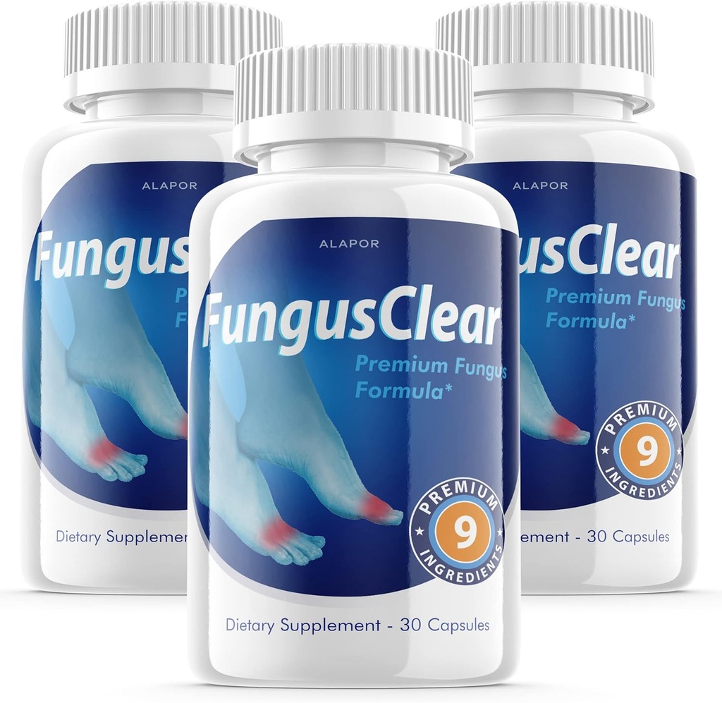 (3 ambalaj) Fungus Clear - pastile probiotice, Advance Formula Capsule Fungusclear, Max, pentru 90 zile de aprovizionare.
