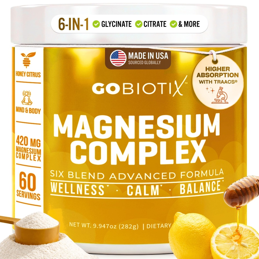 GoBiotix Magneziu Glicinate Powder 