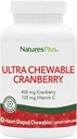 NaturasPlus Ultra Chemable Cranberry - 90 Dragoste Berries tablete, Pachet de 2 - Promoveaza sanatatea tractului urinar - non-GMO, Gluten gratuit - 90 Total serviri