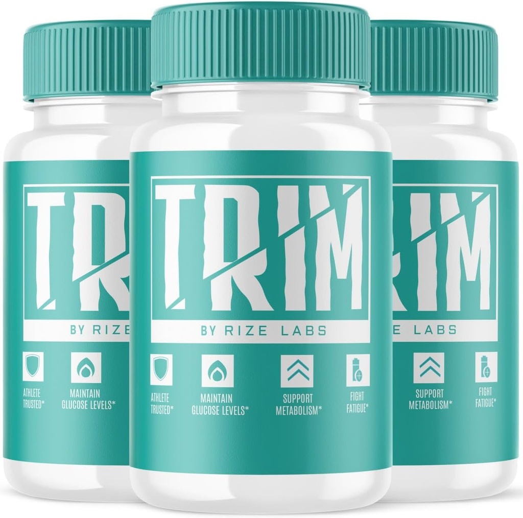 Rize laboratoare Trim Supliment, Capsule pentru pierderea în greutate avansată, Pastile Curate pentru a împinge prin faza de tăiere şi sculptare un fizique sculptat - ambalaj de 3(180 capsule)
