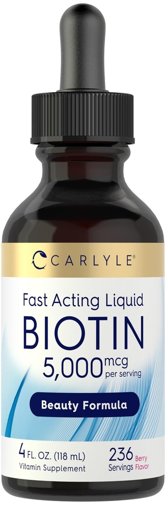 Carlyle Biotin 5000mcg Picături lichide 