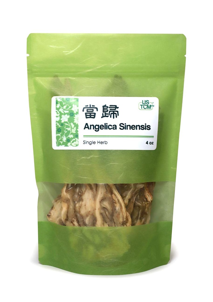 New Package Angelica Sinensis Root, Dang GUI Pian, Dong Quai Cut Slice 4 oz.