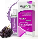 Aurora Nutrascience Micro-Liposomal Liquid Glutatione, Immune & Antioxidant Gut Supplement de suport pentru sănătate, 500 mg per Serving, Gluten Free, Non-GMO, Sugar-Free, 10 Pachete pentru un singur serviciu