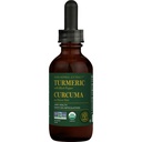 Vindecarea globala Curcumina organica cu picaturi lichide cu extract de piper negru pentru a sprijini ajutor comun de mobilitate si Digestive Health Multi Turmeric Supliment - 2 Fl Oz