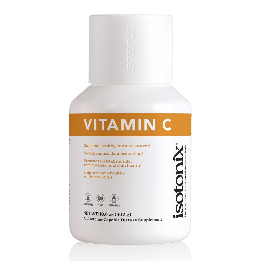 Isotonix Vitamina C, oferă protecție antioxidantă, susține sistemul imunitar sănătos, menține Colesterolul sănătos, mușchii și sănătatea pielii, sănătatea cognitivă, America de piață (90 de serviri)