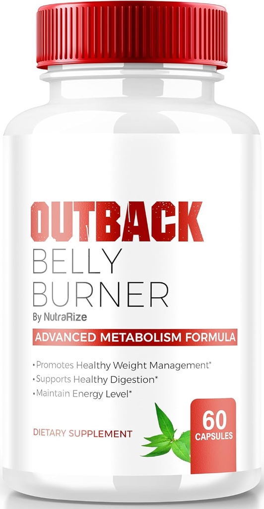 Outback Belly Burner Pastile, Premium Out Back Belly Burner Keto Capsule, Toate naturale Keto Supliment pentru a sprijini fitness și obiectivele corpului, Outback oficial BellyBurner Recenzii (60 capsule)